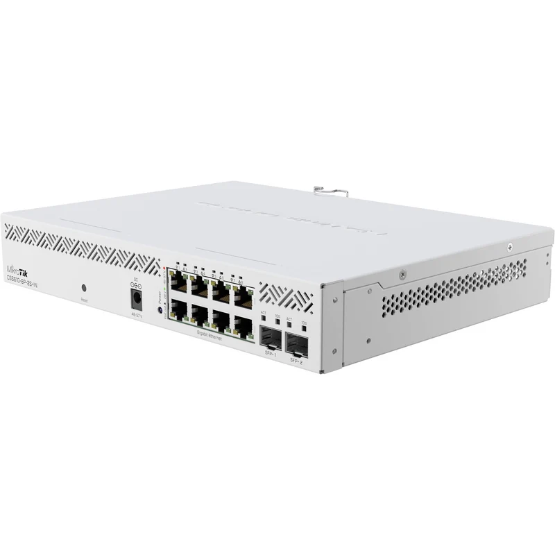 Switch de Red MikroTik CSS610-8P-2S+IN 8-Port Gigabit PoE+ Compliant Managed Network Switch