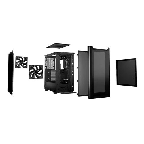 Case be quiet PURE BASE 501 ATX Mid-Tower Computer Case Negro