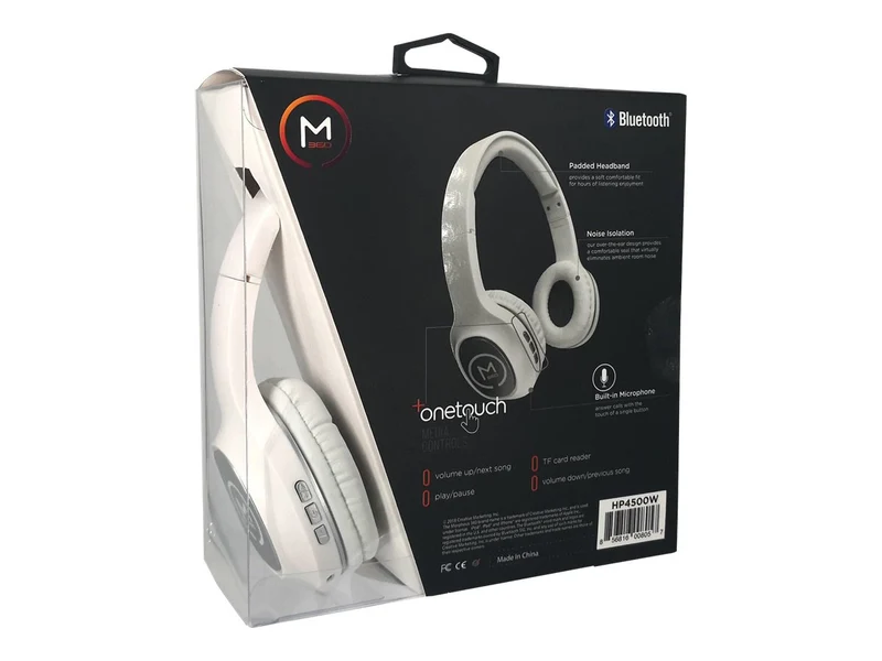 Diadema con Micrófono Morpheus 360 Tremors Binaural Wireless Headphones