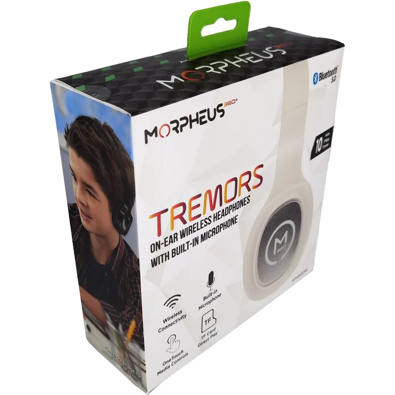 Diadema con Micrófono Morpheus 360 Tremors Binaural Wireless Headphones