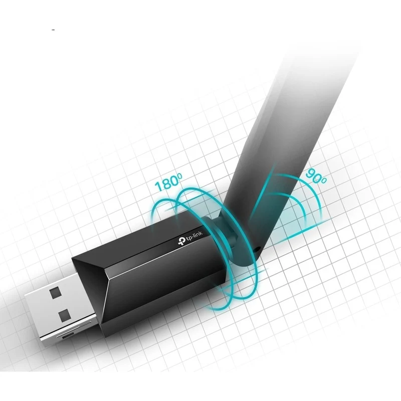 Adaptador WiFi Red TP-Link Archer T2U Plus