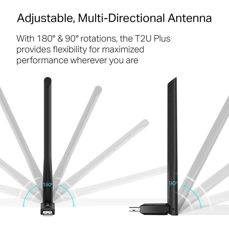 Adaptador WiFi Red TP-Link Archer T2U Plus