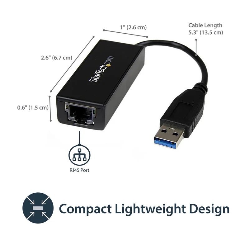 Tarjeta de Red StarTech.com StarTech USB to Ethernet Adapter