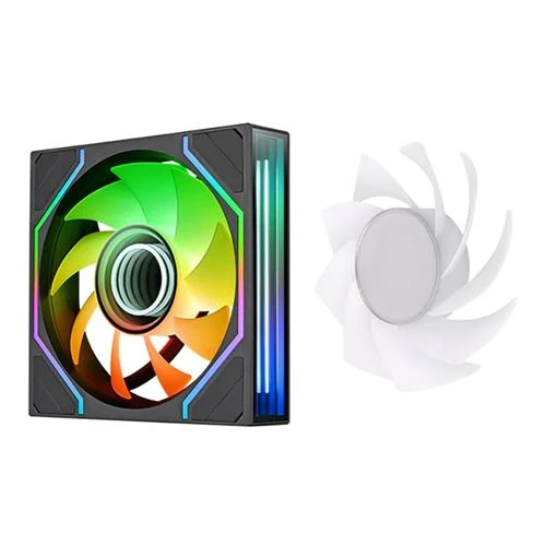Fan Cooler Thermaltake SWAFAN EX12 ARGB Hydraulic Bearing 120mm Case Fan Negro