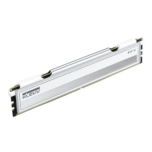 Memoria RAM KLEVV FIT V 32GB (2 x 16GB) DDR5-5600 PC5-44800 CL30 Dual Channel Desktop Memory Kit 5AGU880-56K300F Blanco