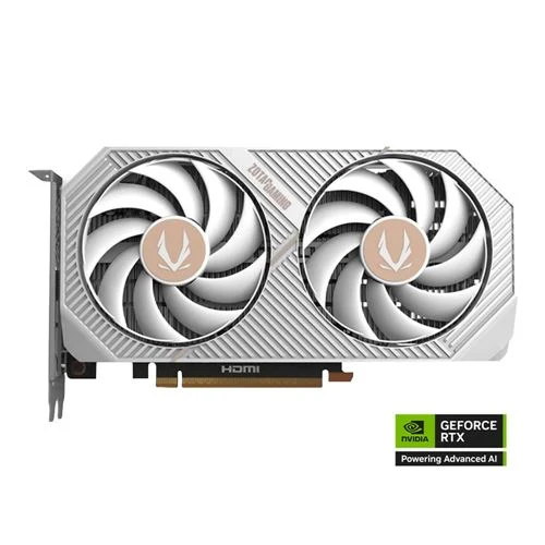 Tarjeta de Video Zotac GeForce RTX 5060 Twin Edge White OC Single-Fan 8GB GDDR7 PCIe 5.0 - Blanco