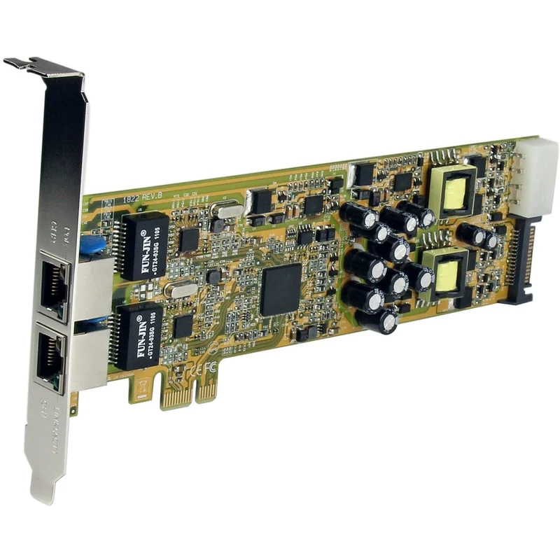 Tarjeta de Red StarTech.com StarTech Dual Port PCI Express Gigabit Ethernet Network Card Adapter