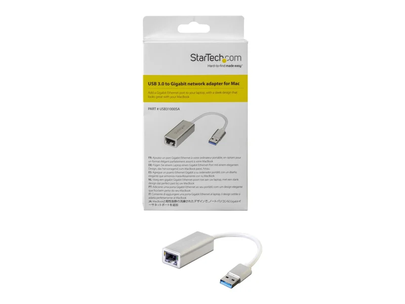 Adaptador WiFi Red StarTech.com StarTech USB 3.0 to Gigabit Ethernet NIC Network Adapter