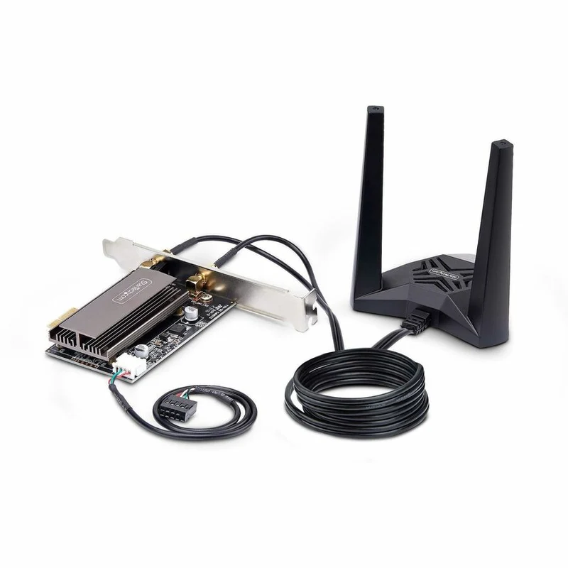 Adaptador WiFi Red StarTech.com StarTech Wi-Fi 6E PCIe Network Card