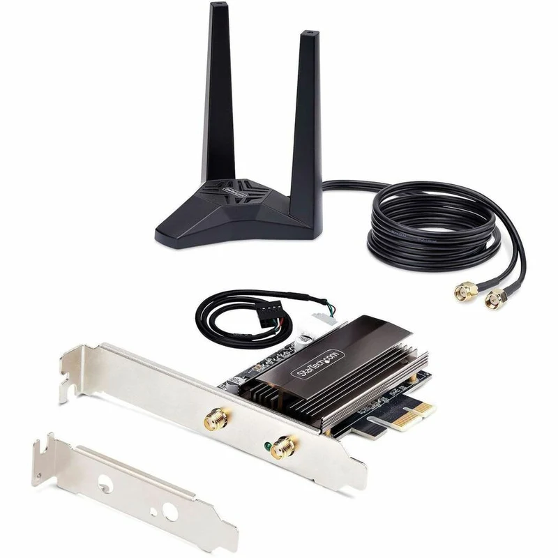 Adaptador WiFi Red StarTech.com StarTech Wi-Fi 6E PCIe Network Card