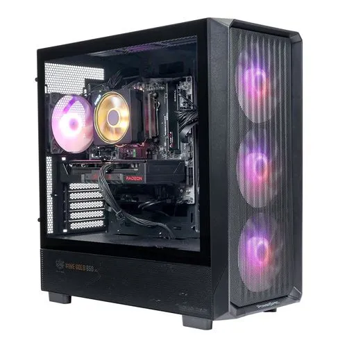 PC Computador PowerSpec G538 - Ryzen 5 7500X3D (4.0GHz) - AMD Radeon RX 9060 XT - 16GB RAM - 1TB