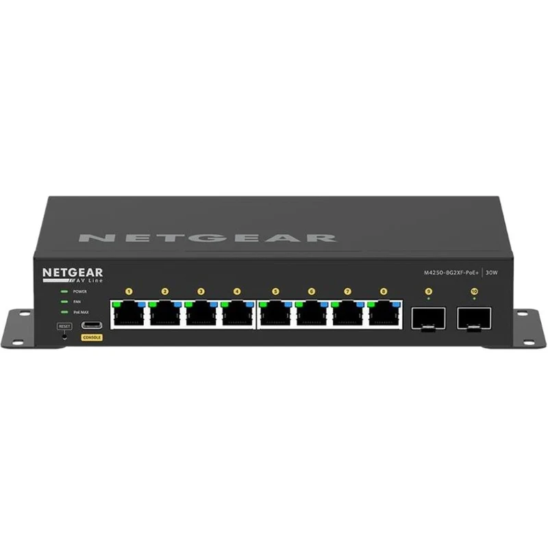 Switch de Red Netgear AV Line M4250 GSM4210PX Ethernet Switch