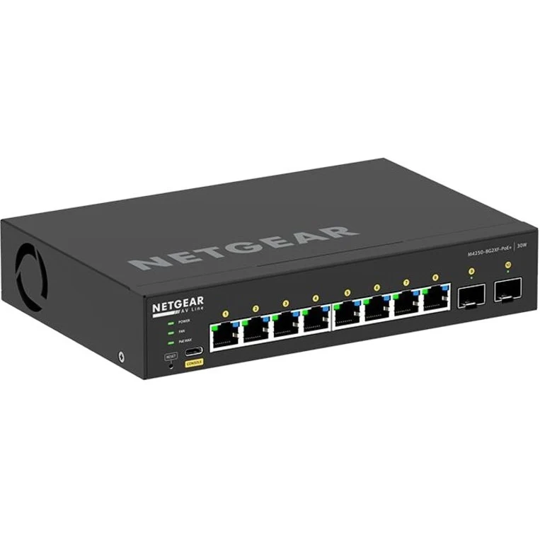Switch de Red Netgear AV Line M4250 GSM4210PX Ethernet Switch