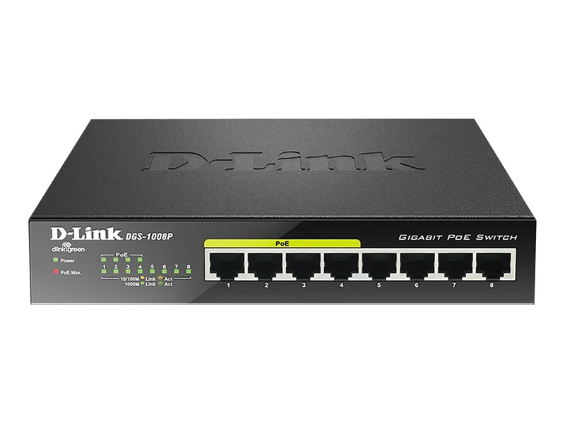 Switch de Red D-Link DGS 1008P