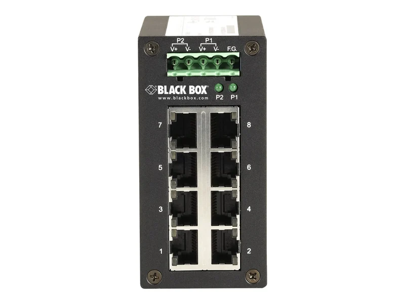 Switch de Red Black Box Hardened Gigabit Edge Switch