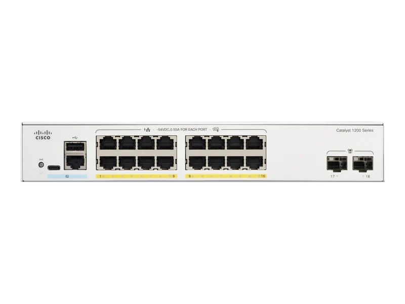 Switch de Red Cisco Catalyst 1200-16P-2G