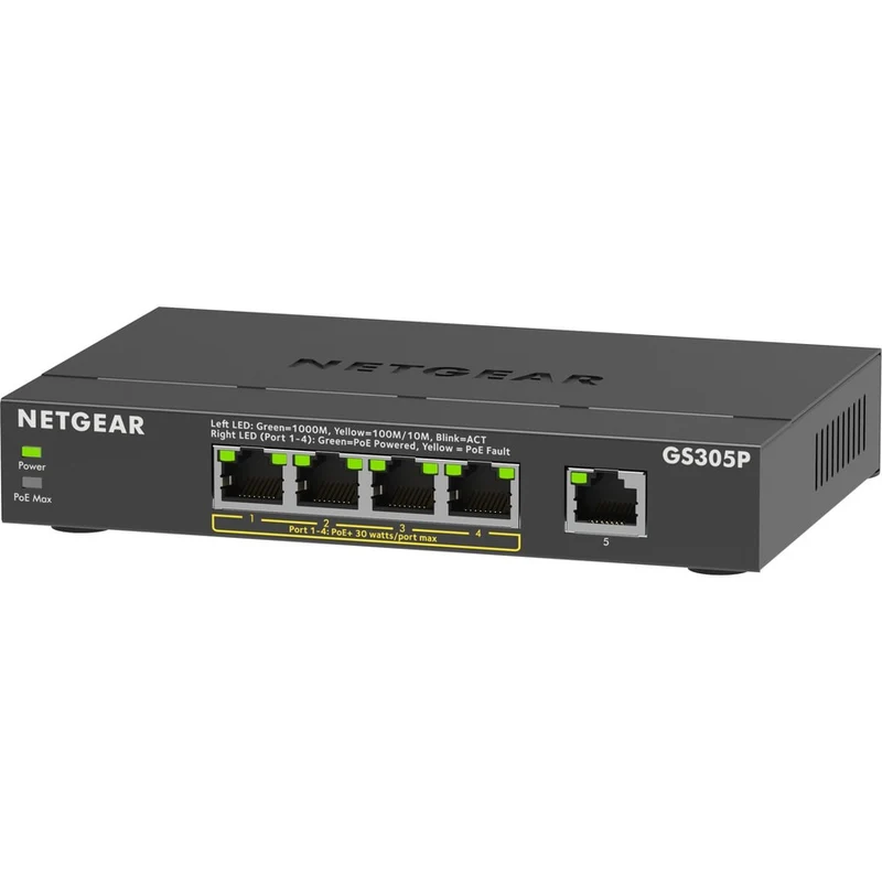 Switch de Red Netgear GS305P Ethernet Switch