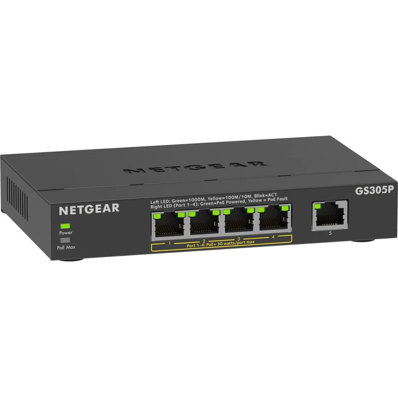 Switch de Red Netgear GS305P Ethernet Switch
