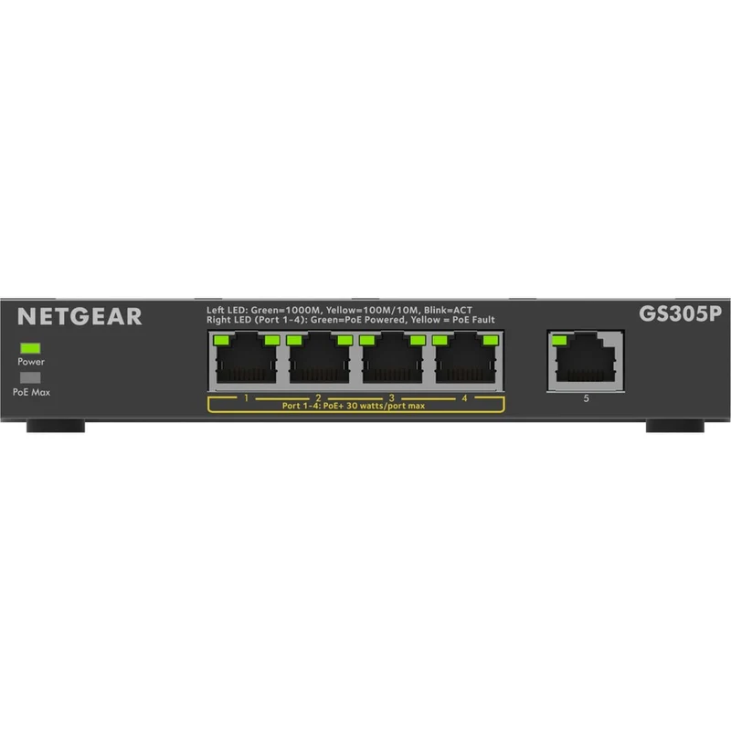 Switch de Red Netgear GS305P Ethernet Switch