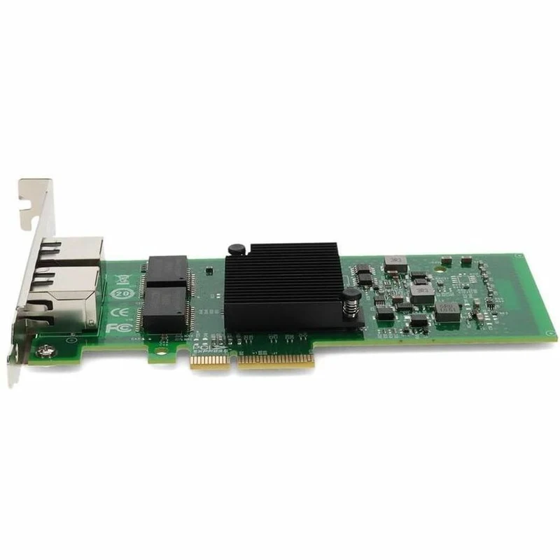 Adaptador de Red Proline Intel® I350T2 Comparable 10/100/1000Mbs Dual RJ-45 Port 100m PCIe 2.0 x4 Network Interface Card