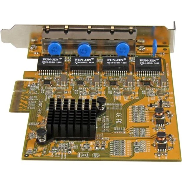 Tarjeta de Red StarTech.com StarTech 4 Port PCIe Network Card