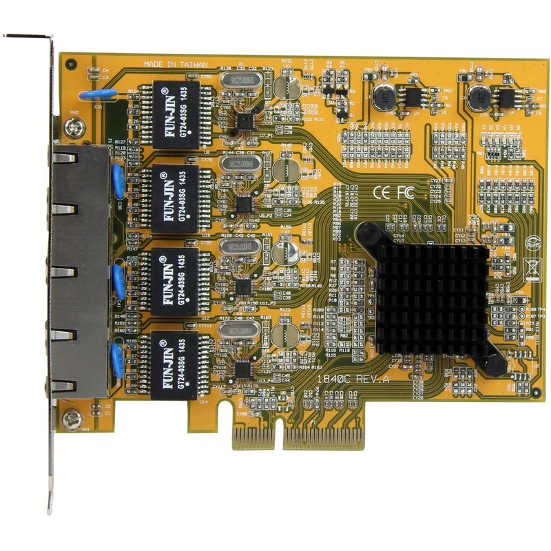 Tarjeta de Red StarTech.com StarTech 4 Port PCIe Network Card