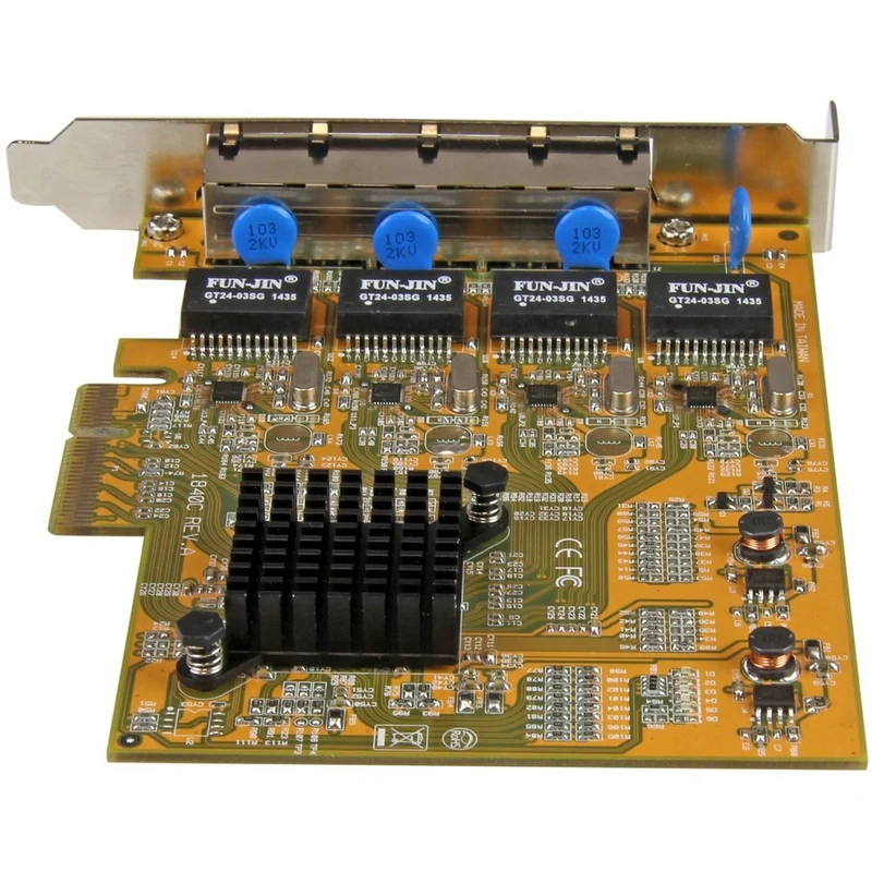 Tarjeta de Red StarTech.com StarTech 4 Port PCIe Network Card