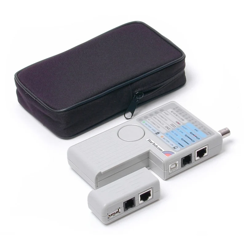 Accesorios de Redes StarTech.com StarTech Professional Multi Function RJ45 RJ11 USB and BNC Cable Tester