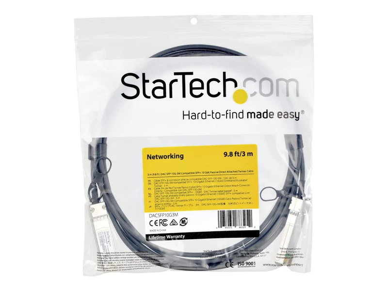 Cable de Red StarTech 3m SFP+ SFP+