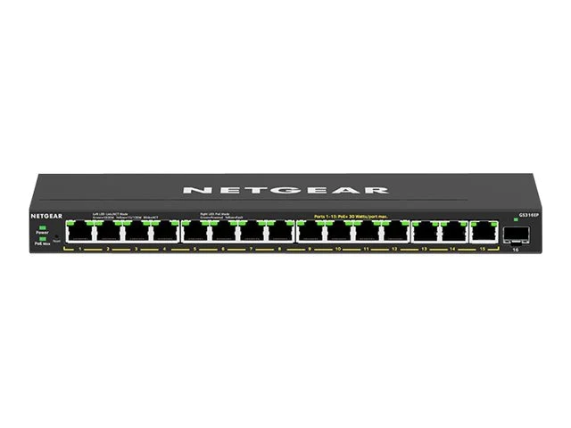 Switch de Red Netgear GS316EP Ethernet Switch