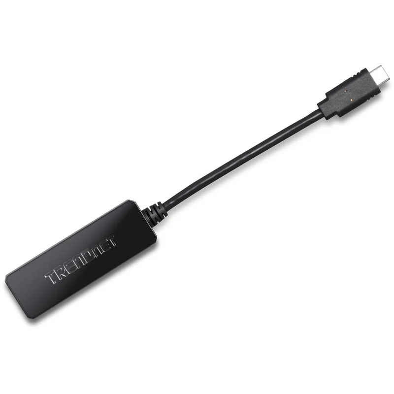 Adaptador WiFi Red TRENDnet USB Type-C to Gigabit Ethernet LAN Wired Network Adapter