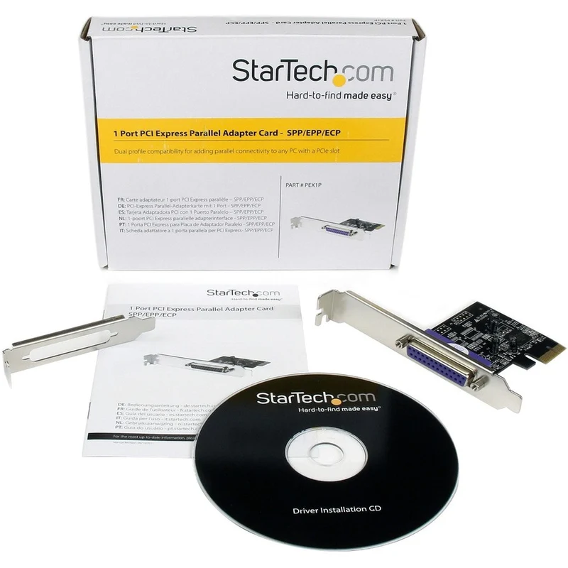 Adaptador de Red StarTech.com StarTech 1-Port Parallel PCIe Card