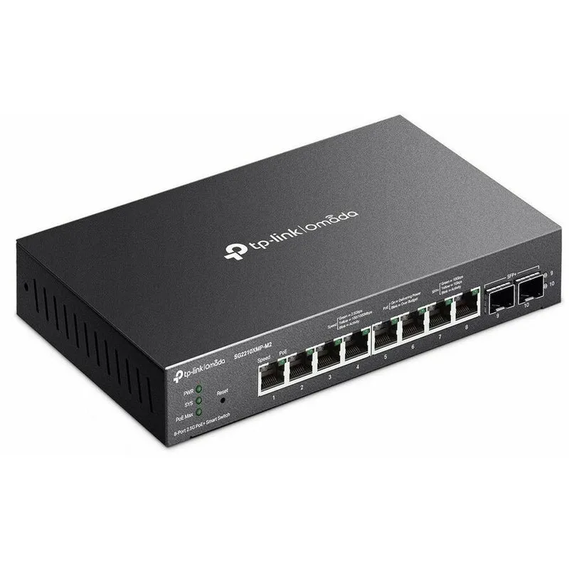 Switch de Red Omada Omada 8-Port 2.5GBASE-T and 2-Port 10GE SFP+ Smart Switch