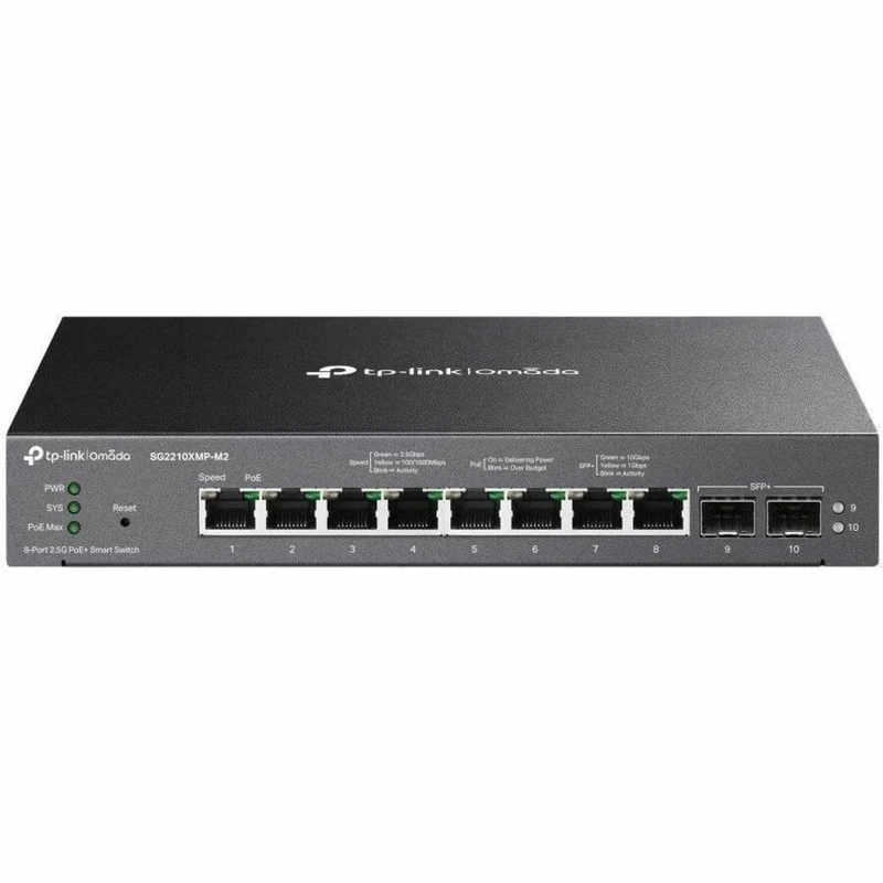 Switch de Red Omada Omada 8-Port 2.5GBASE-T and 2-Port 10GE SFP+ Smart Switch