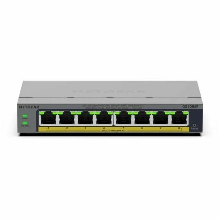 Switch de Red Netgear Business GS108EP Ethernet Switch