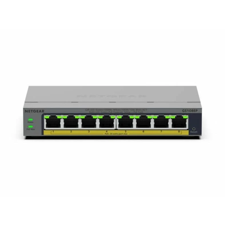 Switch de Red Netgear Business GS108EP Ethernet Switch