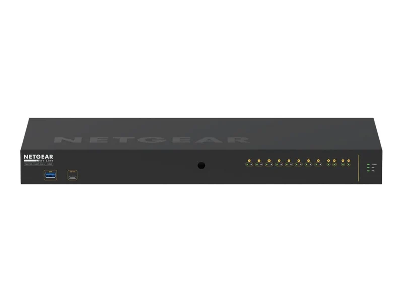 Switch de Red Netgear AV Line M4250-10G2F-PoE+ 8x1G PoE+ 125W 2x1G and 2xSFP Managed Switch (GSM4212P)