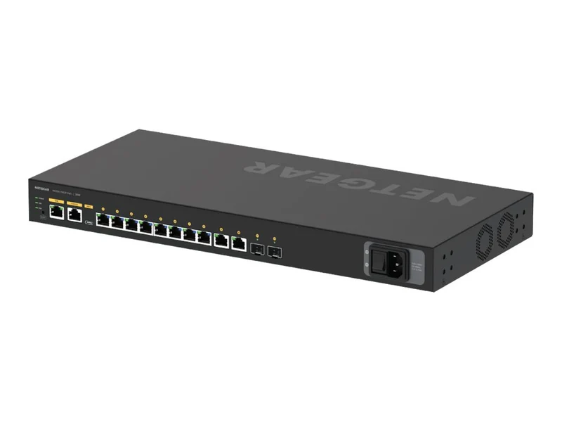 Switch de Red Netgear AV Line M4250-10G2F-PoE+ 8x1G PoE+ 125W 2x1G and 2xSFP Managed Switch (GSM4212P)