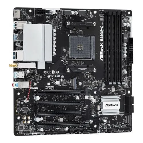 Tarjeta Madre ASRock B550M-C PCI4 WF6E DDR4