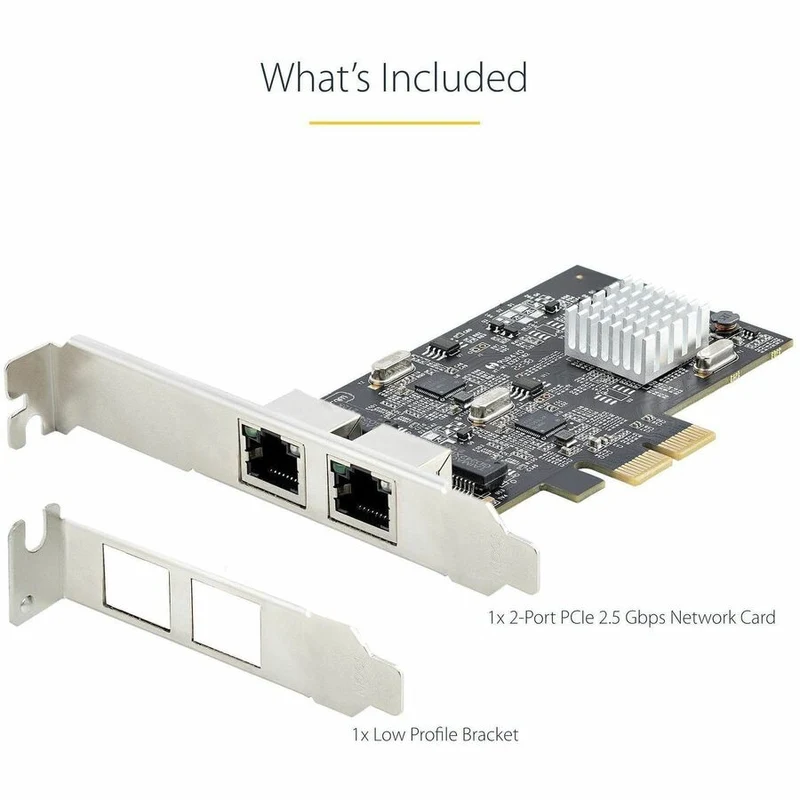 Tarjeta de Red StarTech.com StarTech 2-Port 2.5Gbps PCIe Network Card