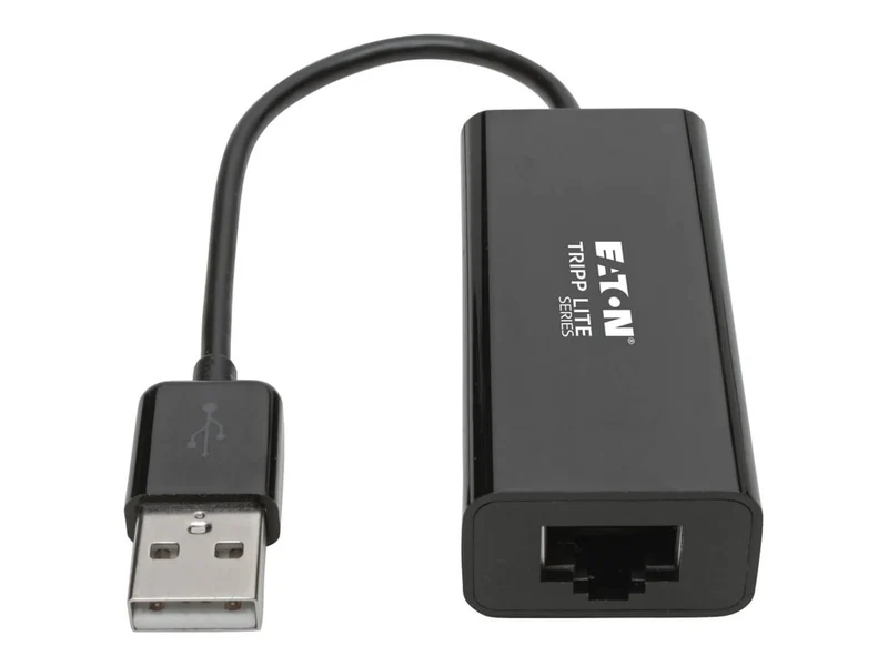 Adaptador WiFi Red Tripp Eaton Tripp Lite Series USB 2.0 Hi-Speed to Gigabit Ethernet NIC Network Adapter Black 10/100 Mbps