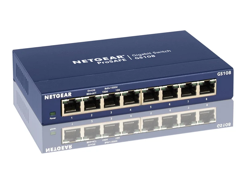 Switch de Red Netgear ProSafe GS108 Ethernet Switch