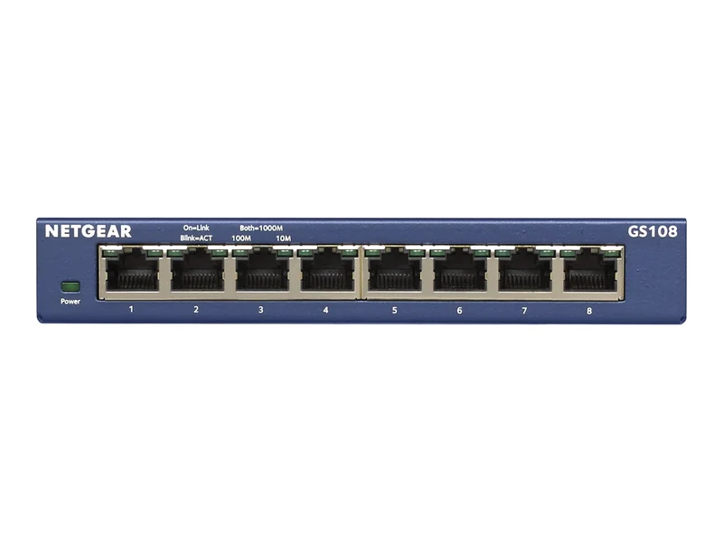 Switch de Red Netgear ProSafe GS108 Ethernet Switch