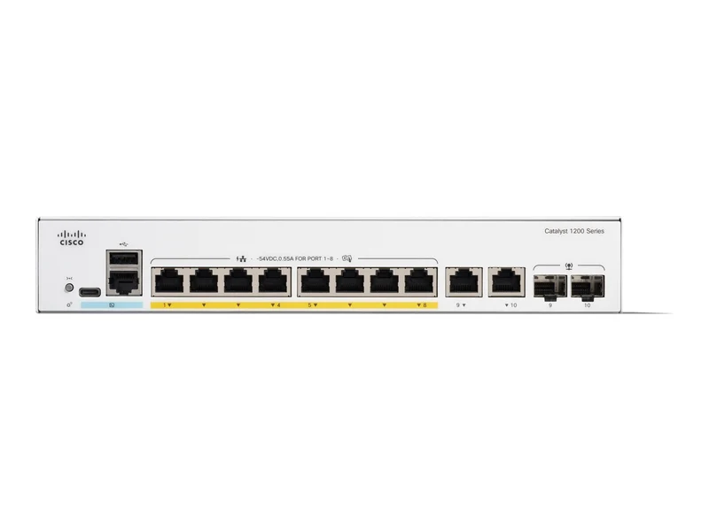 Switch de Red Cisco Catalyst 1200-8P-E-2G