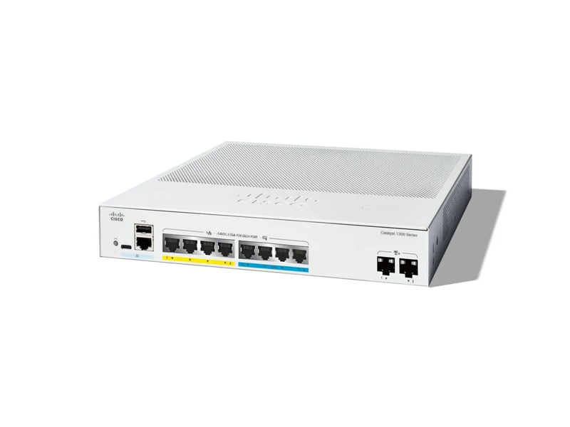 Switch de Red Cisco Catalyst 1300-8MGP-2X