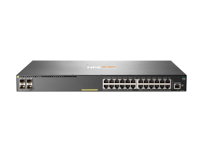 Switch de Red Aruba HPE Networking 2930F 24G PoE+ 4SFP