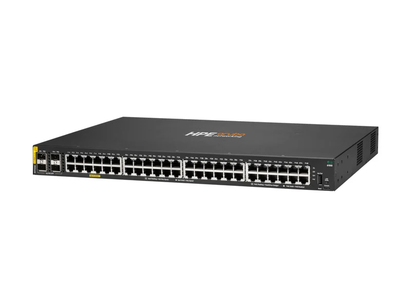 Switch de Red Aruba HPE Networking Networking CX 6100 48G Class4 PoE 4SFP+ 740W Switch