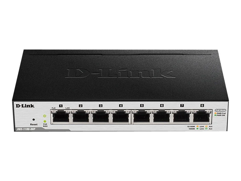 Switch de Red D-Link EasySmart Switch DGS-1100-08P