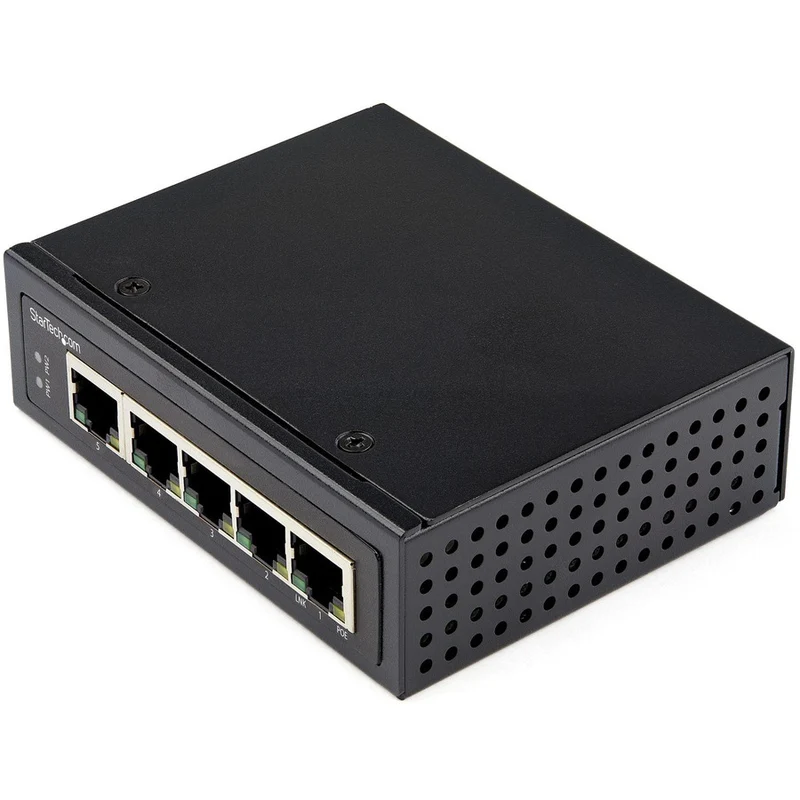 Switch de Red StarTech.com StarTech Industrial 5 Port Gigabit PoE Switch 30W