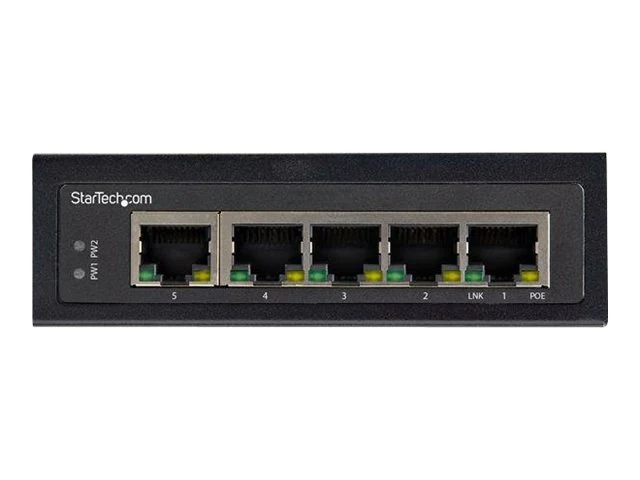 Switch de Red StarTech.com StarTech Industrial 5 Port Gigabit PoE Switch 30W